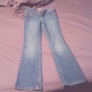 Girls bootcut jeans